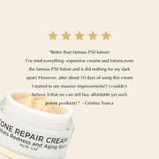 EpiLynx Brightening Tone Repair Cream for Dark Spots & Uneven Skin – Vegan & Gluten-Free Face Creams Beige