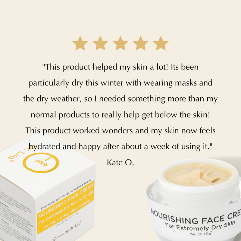 EpiLynx Super Nourishing Calming Face Cream for Extremely Dry & Sensitive Skin – Vegan & Hypoallergenic Face Creams Beige