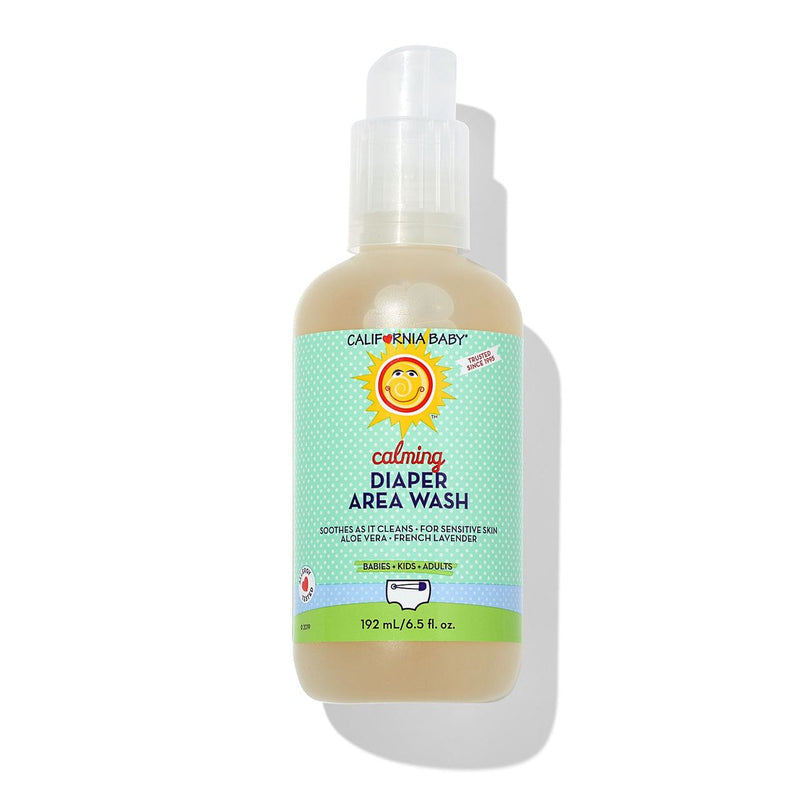California Baby Calming™ Diaper Area Wash Diaper White Smoke 6.5oz/192mL