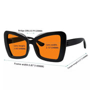 eyekeeper.com 6 Pack 100% Blue Blocking Glasses Orange Lens Metalless Screwless Cat-eye R2315-B98 Eyeglasses White Smoke 6 Pairs Mix / without magnification