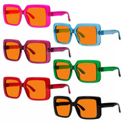 eyekeeper.com 6 Pack 100% Blue Blocking Orange Glasses for Sleep Metalless Screwless R2311-B98 Eyeglasses White Smoke 6 Pairs Mix / without magnification