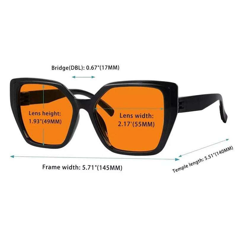 eyekeeper.com 6 Pack 100% Blue Blocking Orange Lens Metalless Screwless Nighttime Glasses R2314-B98 Eyeglasses White Smoke 6 Pairs Mix / without magnification