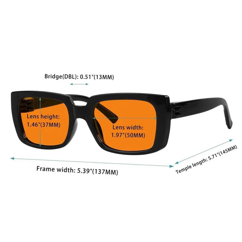 eyekeeper.com 6 Pack 100% Blue Light Blocking Glasses Orange Lens Metalless Screwless NR9107-B98 Eyeglasses White Smoke 6 Pairs Mix / without magnification