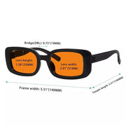 eyekeeper.com 6 Pack 100% Blue Light Blocking Orange Glasses Metalless Screwless R2502-B98 Eyeglasses White Smoke 6 Pairs Mix / without magnification