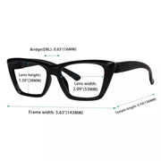 eyekeeper.com 6 Pack 30% Blue Light Blocking Cat-eye Metalless Screwless Glasses R2514-B15 Eyeglasses White Smoke 6 Pairs Mix / without magnification