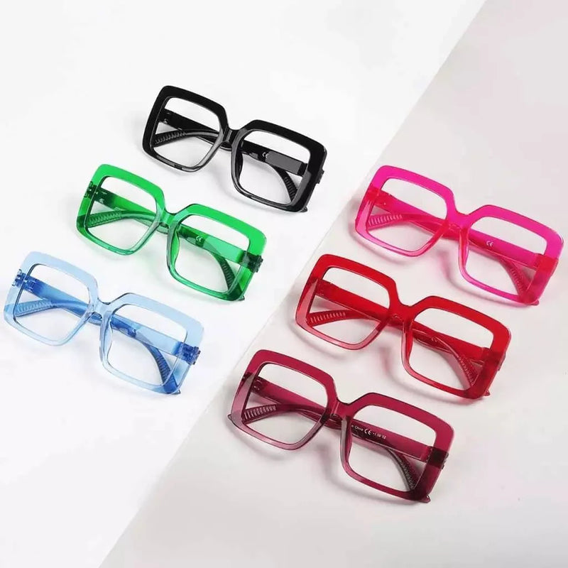 eyekeeper.com 6 Pack 30% Blue Light Blocking Glasses Metalless Screwless Eyewear R2311-B15 Eyeglasses White Smoke 6 Pairs Mix / without magnification