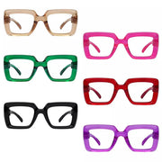 eyekeeper.com 6 Pack 30% Blue Light Blocking Metalless Screwless Glasses NR2101-B15 Eyeglasses White Smoke 6 Pairs Mix / without magnification