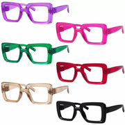 eyekeeper.com 6 Pack 30% Blue Light Blocking Metalless Screwless Glasses NR2101-B15 Eyeglasses White Smoke 6 Pairs Mix / without magnification