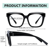 eyekeeper.com 6 Pack 30% Blue Light Blocking Metalless Screwless Glasses R2144-B15 Eyeglasses White Smoke 6 Pairs Mix / without magnification