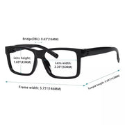 eyekeeper.com 6 Pack 30% Blue Light Blocking Oversized Metalless Screwless Glasses R2508-B15 Eyeglasses White Smoke 6 Pairs Mix / without magnification