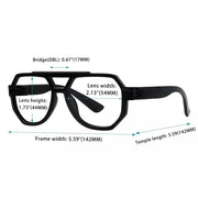 eyekeeper.com 6 Pack 30% Blue Light Blocking Pilot Metalless Screwless Glasses NR2309-B15 Eyeglasses White Smoke 6 Pairs Mix / without magnification