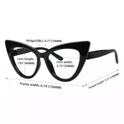 eyekeeper.com 6 Pack 30% Blue Light Blocking Glasses Cat-eye Metalless Screwless Eyewear R2318-B15 Eyeglasses White Smoke 6 Pairs Mix / without magnification