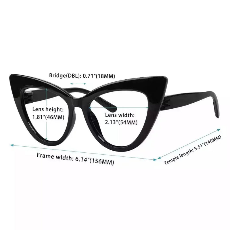 eyekeeper.com 6 Pack 30% Blue Light Blocking Glasses Cat-eye Metalless Screwless Eyewear R2318-B15 Eyeglasses White Smoke 6 Pairs Mix / without magnification