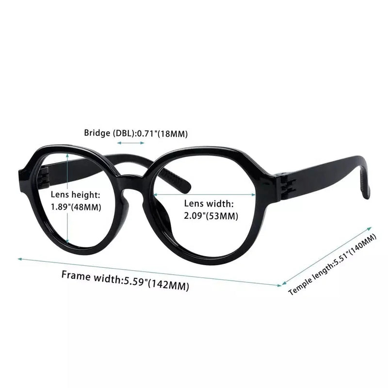 eyekeeper.com 6 Pack Anti 30% Blue Light Glasses Metalless Screwless Eyewear R2317-B15 Eyeglasses White Smoke 6 Pairs Mix / without magnification