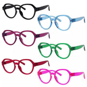 eyekeeper.com 6 Pack Anti 30% Blue Light Glasses Metalless Screwless Eyewear R2317-B15 Eyeglasses White Smoke 6 Pairs Mix / without magnification