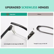 eyekeeper.com 6 Pack Metalless Design Screwless Spring Hinges Reading Glasses R2204 Eyeglasses White Smoke 6 Pairs Mix / +0.50,6 Pairs Mix / +0.75,6 Pairs Mix / +1.00,6 Pairs Mix / +1.25,6 Pairs Mix / +1.50,6 Pairs Mix / +1.75,6 Pairs Mix / +2.00,6 Pairs Mix / +2.25,6 Pairs Mix / +2.50,6 Pairs Mix / +2.75,6 Pairs Mix / +3.00,6 Pairs Mix / +3.25,6 Pairs Mix / +