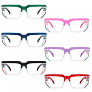 eyekeeper.com 6 Pack Metalless Design Screwless Spring Hinges Reading Glasses R2204 Eyeglasses White Smoke 6 Pairs Mix / +0.50,6 Pairs Mix / +0.75,6 Pairs Mix / +1.00,6 Pairs Mix / +1.25,6 Pairs Mix / +1.50,6 Pairs Mix / +1.75,6 Pairs Mix / +2.00,6 Pairs Mix / +2.25,6 Pairs Mix / +2.50,6 Pairs Mix / +2.75,6 Pairs Mix / +3.00,6 Pairs Mix / +3.25,6 Pairs Mix / +