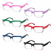 eyekeeper.com 6 Pack Metalless Design Screwless Spring Hinges Reading Glasses R2204 Eyeglasses White Smoke 6 Pairs Mix / +0.50,6 Pairs Mix / +0.75,6 Pairs Mix / +1.00,6 Pairs Mix / +1.25,6 Pairs Mix / +1.50,6 Pairs Mix / +1.75,6 Pairs Mix / +2.00,6 Pairs Mix / +2.25,6 Pairs Mix / +2.50,6 Pairs Mix / +2.75,6 Pairs Mix / +3.00,6 Pairs Mix / +3.25,6 Pairs Mix / +