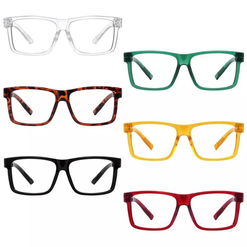 eyekeeper.com 6 Pack Oversized Metalless Screwless Reading Glasses R2508 Eyeglasses White Smoke 6 Pairs Mix / +0.50,6 Pairs Mix / +0.75,6 Pairs Mix / +1.00,6 Pairs Mix / +1.25,6 Pairs Mix / +1.50,6 Pairs Mix / +1.75,6 Pairs Mix / +2.00,6 Pairs Mix / +2.25,6 Pairs Mix / +2.50,6 Pairs Mix / +2.75,6 Pairs Mix / +3.00,6 Pairs Mix / +3.25,6 Pairs Mix / +