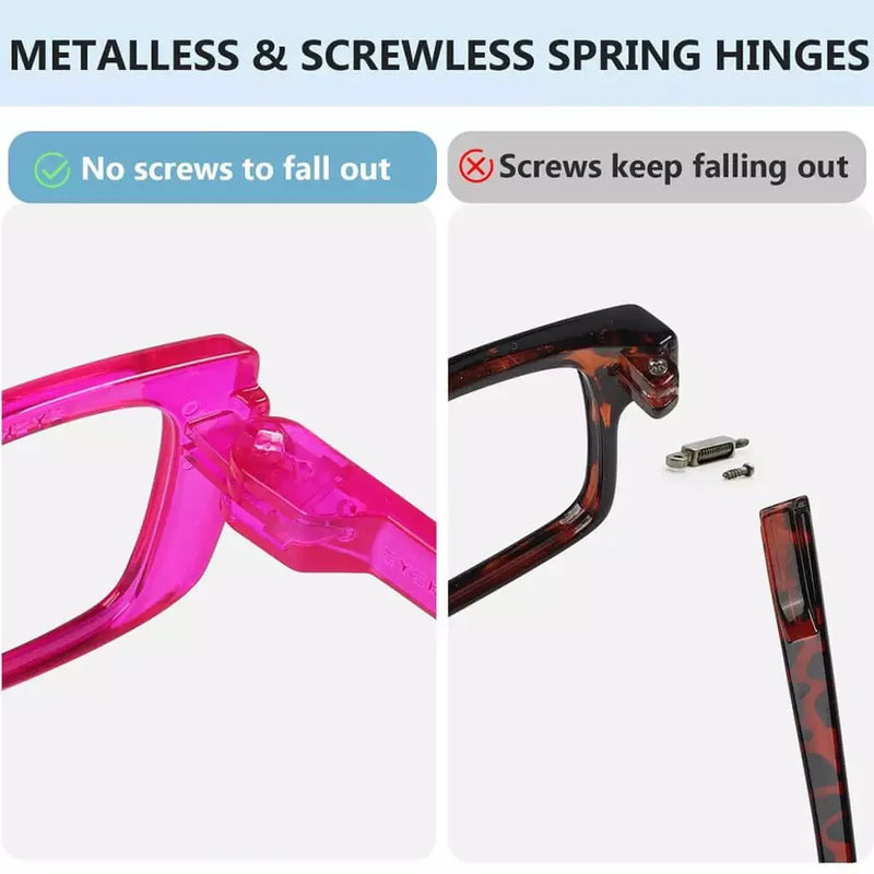 eyekeeper.com 6 Pack Metalless Thicker Spring Hinge Reading Glasses NR9107 Eyeglasses White Smoke 6 Pairs Mix / +0.50,6 Pairs Mix / +0.75,6 Pairs Mix / +1.00,6 Pairs Mix / +1.25,6 Pairs Mix / +1.50,6 Pairs Mix / +1.75,6 Pairs Mix / +2.00,6 Pairs Mix / +2.25,6 Pairs Mix / +2.50,6 Pairs Mix / +2.75,6 Pairs Mix / +3.00,6 Pairs Mix / +3.25,6 Pairs Mix / +