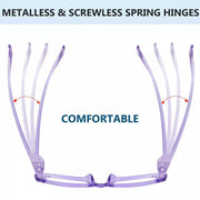 eyekeeper.com 6 Pack Metalless Thicker Spring Hinge Reading Glasses NR9107 Eyeglasses White Smoke 6 Pairs Mix / +0.50,6 Pairs Mix / +0.75,6 Pairs Mix / +1.00,6 Pairs Mix / +1.25,6 Pairs Mix / +1.50,6 Pairs Mix / +1.75,6 Pairs Mix / +2.00,6 Pairs Mix / +2.25,6 Pairs Mix / +2.50,6 Pairs Mix / +2.75,6 Pairs Mix / +3.00,6 Pairs Mix / +3.25,6 Pairs Mix / +