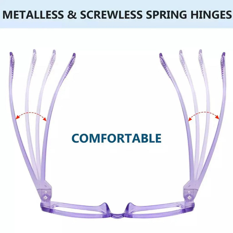 eyekeeper.com 6 Pack Metalless Thicker Spring Hinge Reading Glasses NR9107 Eyeglasses White Smoke 6 Pairs Mix / +0.50,6 Pairs Mix / +0.75,6 Pairs Mix / +1.00,6 Pairs Mix / +1.25,6 Pairs Mix / +1.50,6 Pairs Mix / +1.75,6 Pairs Mix / +2.00,6 Pairs Mix / +2.25,6 Pairs Mix / +2.50,6 Pairs Mix / +2.75,6 Pairs Mix / +3.00,6 Pairs Mix / +3.25,6 Pairs Mix / +