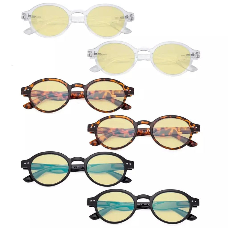 eyekeeper.com 6 Pack Oval Blue Light Blocking Readers TM070 Eyeglasses White Smoke 6 Pairs Mix / without magnification,6 Pairs Mix / +0.50,6 Pairs Mix / +0.75,6 Pairs Mix / +1.00,6 Pairs Mix / +1.25,6 Pairs Mix / +1.50,6 Pairs Mix / +1.75,6 Pairs Mix / +2.00,6 Pairs Mix / +2.50