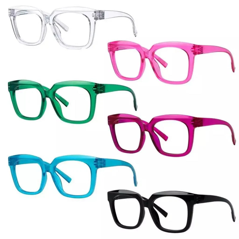 eyekeeper.com 6 Pack Oversized Metalless Screwless Reading Glasses R2144 Eyeglasses White Smoke 6 Pairs Mix / +0.50,6 Pairs Mix / +0.75,6 Pairs Mix / +1.00,6 Pairs Mix / +1.25,6 Pairs Mix / +1.50,6 Pairs Mix / +1.75,6 Pairs Mix / +2.00,6 Pairs Mix / +2.25,6 Pairs Mix / +2.50,6 Pairs Mix / +2.75,6 Pairs Mix / +3.00,6 Pairs Mix / +3.25,6 Pairs Mix / +