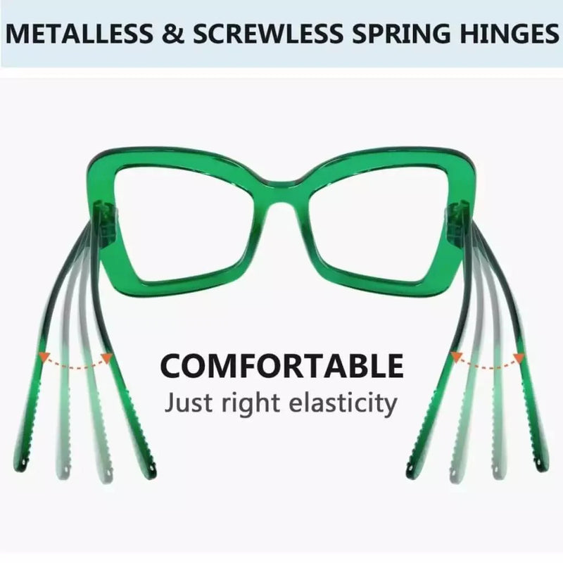 eyekeeper.com 6 Pack Oversized Screwless Metalless Cat-eye Reading Glasses R2315 Eyeglasses White Smoke 6 Pairs Mix / +0.50,6 Pairs Mix / +0.75,6 Pairs Mix / +1.00,6 Pairs Mix / +1.25,6 Pairs Mix / +1.50,6 Pairs Mix / +1.75,6 Pairs Mix / +2.00,6 Pairs Mix / +2.25,6 Pairs Mix / +2.50,6 Pairs Mix / +2.75,6 Pairs Mix / +3.00,6 Pairs Mix / +3.25,6 Pairs Mix / +