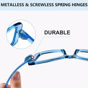 eyekeeper.com 6 Pack Oversized Screwless Metalless Cat-eye Reading Glasses R2315 Eyeglasses White Smoke 6 Pairs Mix / +0.50,6 Pairs Mix / +0.75,6 Pairs Mix / +1.00,6 Pairs Mix / +1.25,6 Pairs Mix / +1.50,6 Pairs Mix / +1.75,6 Pairs Mix / +2.00,6 Pairs Mix / +2.25,6 Pairs Mix / +2.50,6 Pairs Mix / +2.75,6 Pairs Mix / +3.00,6 Pairs Mix / +3.25,6 Pairs Mix / +