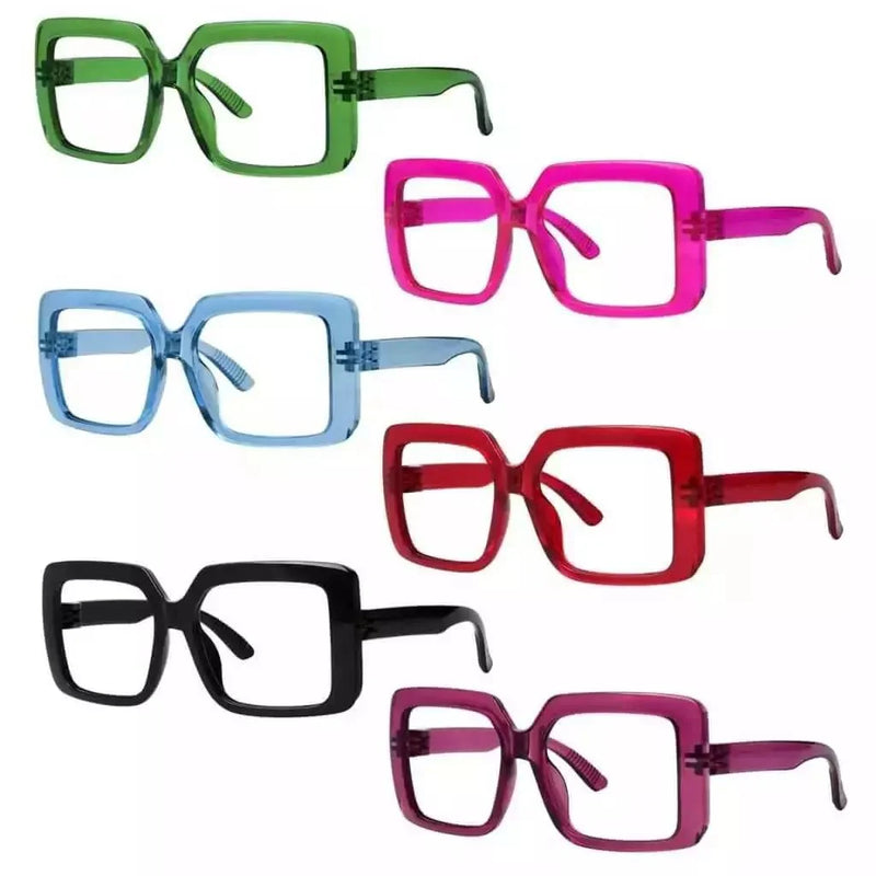 eyekeeper.com 6 Pack Oversized Screwless Metalless Reading Glasses R2311 Eyeglasses White Smoke 6 Pairs Mix / +0.50,6 Pairs Mix / +0.75,6 Pairs Mix / +1.00,6 Pairs Mix / +1.25,6 Pairs Mix / +1.50,6 Pairs Mix / +1.75,6 Pairs Mix / +2.00,6 Pairs Mix / +2.25,6 Pairs Mix / +2.50,6 Pairs Mix / +2.75,6 Pairs Mix / +3.00,6 Pairs Mix / +3.25,6 Pairs Mix / +