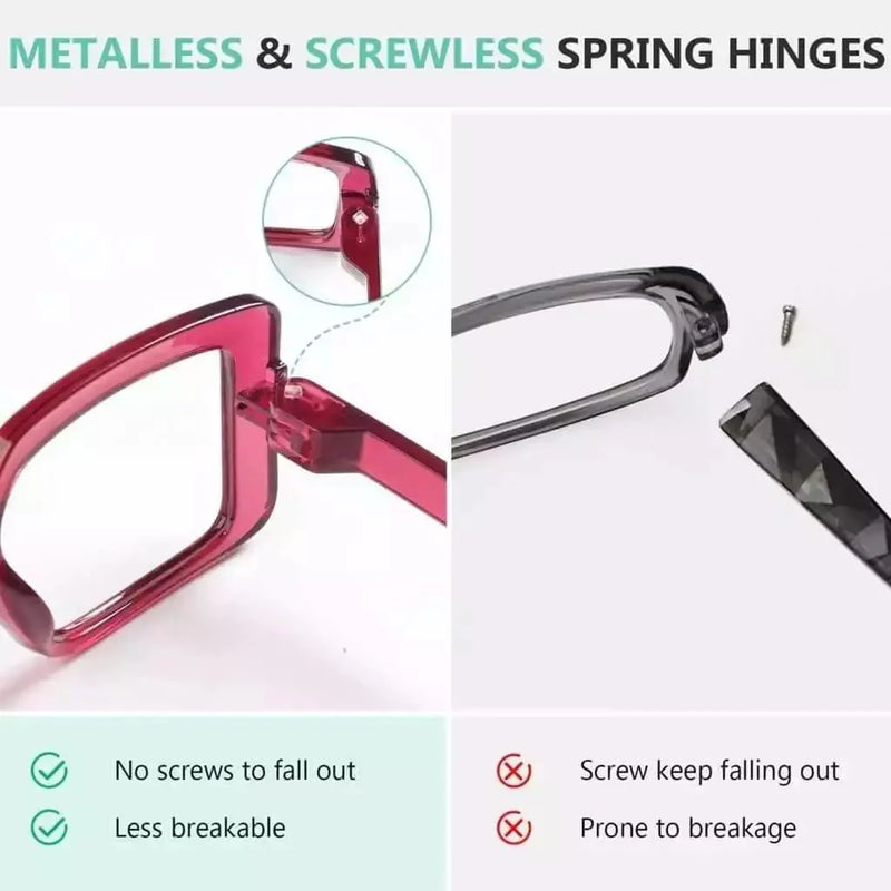 eyekeeper.com 6 Pack Oversized Screwless Metalless Reading Glasses R2311 Eyeglasses White Smoke 6 Pairs Mix / +0.50,6 Pairs Mix / +0.75,6 Pairs Mix / +1.00,6 Pairs Mix / +1.25,6 Pairs Mix / +1.50,6 Pairs Mix / +1.75,6 Pairs Mix / +2.00,6 Pairs Mix / +2.25,6 Pairs Mix / +2.50,6 Pairs Mix / +2.75,6 Pairs Mix / +3.00,6 Pairs Mix / +3.25,6 Pairs Mix / +