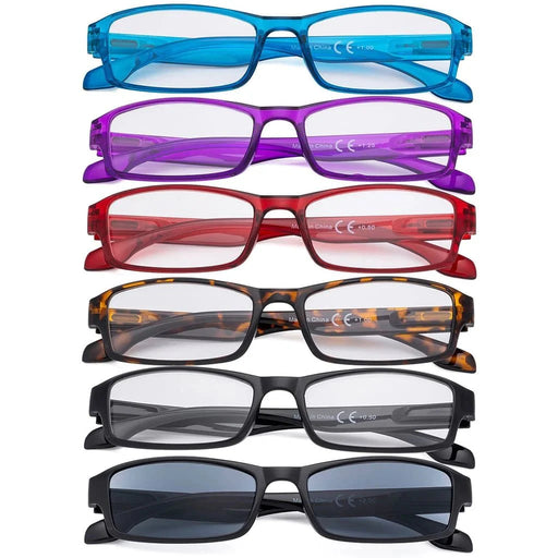 eyekeeper.com 6 Pack Reading Glasses Include Sunshine Readers R9102 Eyeglasses White Smoke 6 Pairs Mix / +0.50,6 Pairs Mix / +0.75,6 Pairs Mix / +1.00,6 Pairs Mix / +1.25,6 Pairs Mix / +1.50,6 Pairs Mix / +1.75,6 Pairs Mix / +2.00,6 Pairs Mix / +2.25,6 Pairs Mix / +2.50,6 Pairs Mix / +2.75,6 Pairs Mix / +3.00,6 Pairs Mix / +3.50,6 Pairs Mix / +