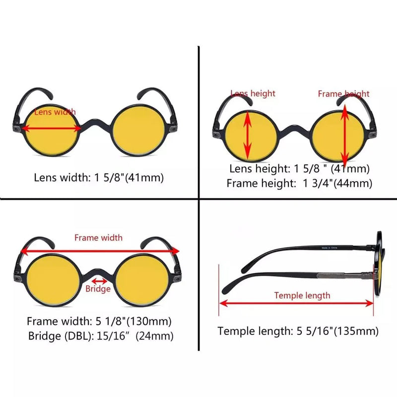eyekeeper.com 6 Pack Round Blue Light Blocking Reading Glasses HP077BX Eyeglasses White Smoke 6 Pairs Mix / without magnification,6 Pairs Mix / +0.50,6 Pairs Mix / +0.75,6 Pairs Mix / +1.00,6 Pairs Mix / +1.25,6 Pairs Mix / +1.50,6 Pairs Mix / +1.75,6 Pairs Mix / +2.00,6 Pairs Mix / +2.50,6 Pairs Mix / +3.00