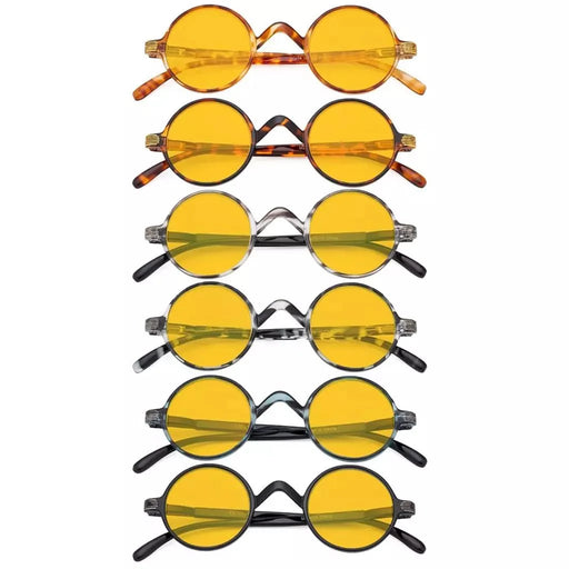 eyekeeper.com 6 Pack Round Blue Light Blocking Reading Glasses HP077BX Eyeglasses White Smoke 6 Pairs Mix / without magnification,6 Pairs Mix / +0.50,6 Pairs Mix / +0.75,6 Pairs Mix / +1.00,6 Pairs Mix / +1.25,6 Pairs Mix / +1.50,6 Pairs Mix / +1.75,6 Pairs Mix / +2.00,6 Pairs Mix / +2.50,6 Pairs Mix / +3.00