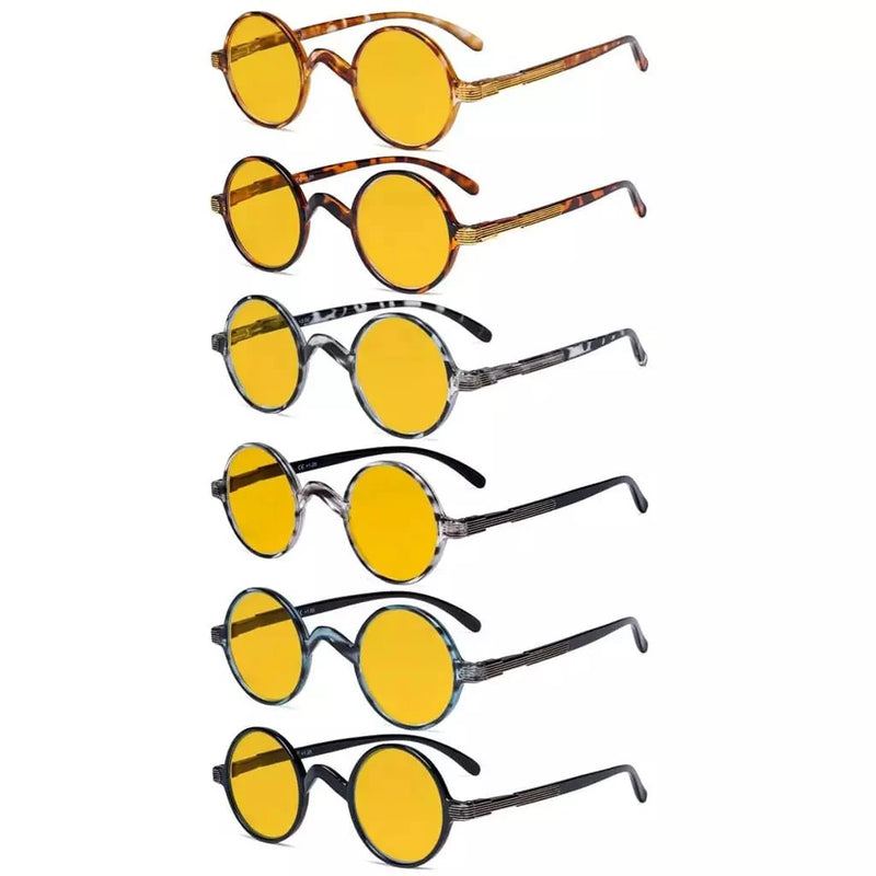 eyekeeper.com 6 Pack Round Blue Light Blocking Reading Glasses HP077BX Eyeglasses White Smoke 6 Pairs Mix / without magnification,6 Pairs Mix / +0.50,6 Pairs Mix / +0.75,6 Pairs Mix / +1.00,6 Pairs Mix / +1.25,6 Pairs Mix / +1.50,6 Pairs Mix / +1.75,6 Pairs Mix / +2.00,6 Pairs Mix / +2.50,6 Pairs Mix / +3.00