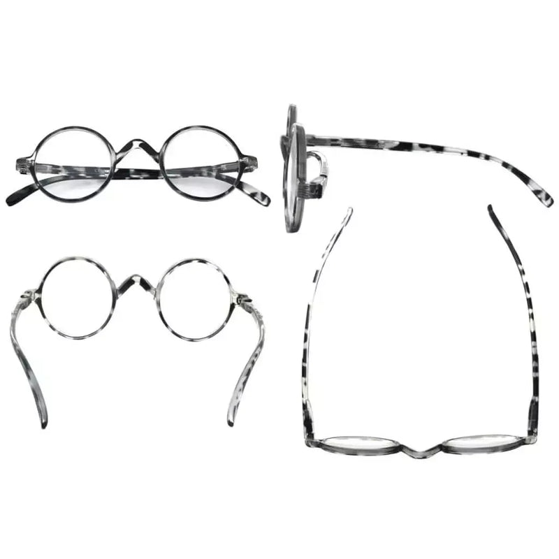 eyekeeper.com 6 Pack Round Professor Reading Glasses R077B Eyeglasses White Smoke 6 Pairs Mix / without magnification,6 Pairs Mix / +0.50,6 Pairs Mix / +0.75,6 Pairs Mix / +1.00,6 Pairs Mix / +1.25,6 Pairs Mix / +1.50,6 Pairs Mix / +1.75,6 Pairs Mix / +2.00,6 Pairs Mix / +2.25,6 Pairs Mix / +2.50,6 Pairs Mix / +2.75,6 Pairs Mix / +3.00