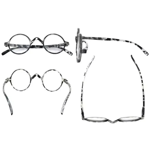 eyekeeper.com 6 Pack Round Professor Reading Glasses R077B Eyeglasses White Smoke 6 Pairs Mix / without magnification,6 Pairs Mix / +0.50,6 Pairs Mix / +0.75,6 Pairs Mix / +1.00,6 Pairs Mix / +1.25,6 Pairs Mix / +1.50,6 Pairs Mix / +1.75,6 Pairs Mix / +2.00,6 Pairs Mix / +2.25,6 Pairs Mix / +2.50,6 Pairs Mix / +2.75,6 Pairs Mix / +3.00