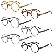 eyekeeper.com 6 Pack Round Professor Reading Glasses R077B Eyeglasses White Smoke 6 Pairs Mix / without magnification,6 Pairs Mix / +0.50,6 Pairs Mix / +0.75,6 Pairs Mix / +1.00,6 Pairs Mix / +1.25,6 Pairs Mix / +1.50,6 Pairs Mix / +1.75,6 Pairs Mix / +2.00,6 Pairs Mix / +2.25,6 Pairs Mix / +2.50,6 Pairs Mix / +2.75,6 Pairs Mix / +3.00