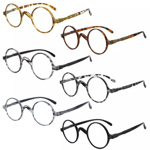 eyekeeper.com 6 Pack Round Professor Reading Glasses R077B Eyeglasses White Smoke 6 Pairs Mix / without magnification,6 Pairs Mix / +0.50,6 Pairs Mix / +0.75,6 Pairs Mix / +1.00,6 Pairs Mix / +1.25,6 Pairs Mix / +1.50,6 Pairs Mix / +1.75,6 Pairs Mix / +2.00,6 Pairs Mix / +2.25,6 Pairs Mix / +2.50,6 Pairs Mix / +2.75,6 Pairs Mix / +3.00