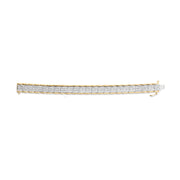 Bids.com 10K Yellow Gold 5.00 Cttw Round-Cut Diamond Link 7" Bracelet (J-K Color, I1-I2 Clarity) Bracelets White Smoke Yellow.Gold / 7