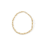 Bids.com 10k Yellow Gold 1.00 Cttw Baguette-Cut Channel Diamond Link Bracelet Bracelets White Smoke Yellow.Gold / 7