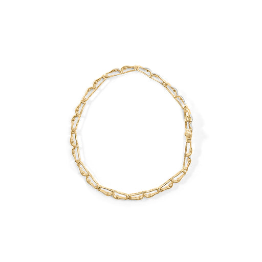 Bids.com 10k Yellow Gold 1.00 Cttw Baguette-Cut Channel Diamond Link Bracelet Bracelets White Smoke Yellow.Gold / 7