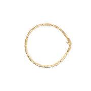 Bids.com 14K Yellow Gold 1.00 Cttw Baguette Diamond Channel Link Bracelet Bracelets White Smoke Yellow.Gold / 7