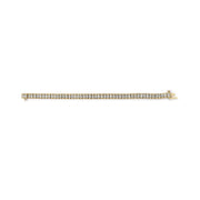 Bids.com 14K Yellow Gold 3.0 Cttw Princess Cut Quad Invisible Set Tennis Bracelet (H-I Color, SI1-SI2 Clarity) - 7â€ Bracelets White Smoke Yellow.Gold / 7,White.Gold / 7
