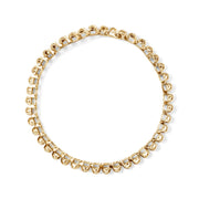 Bids.com 14K Yellow Gold 5.0 Cttw Invisible Set Princess-cut Diamond Buckle Link Tennis Bracelet (H-I Color, SI2-I1 Clarity) - Size 7.25" Bracelets White Smoke White.Gold / 7.5,Yellow.Gold / 7.25