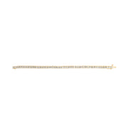Bids.com 10K Yellow Gold 4.00 Cttw Channel Set Round Diamond Tennis 7" Bracelet (J-K Color, I1-I2 Clarity) Bracelets Seashell Yellow.Gold / 7