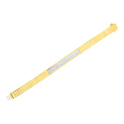 Bids.com 14K Yellow Gold 3 5/8 cttw Invisible Set Princess-Cut Diamond ID Tennis Bracelet (I-J Color, SI1-SI2 Clarity) - Size 7" Bracelets White Smoke Yellow.Gold / 7