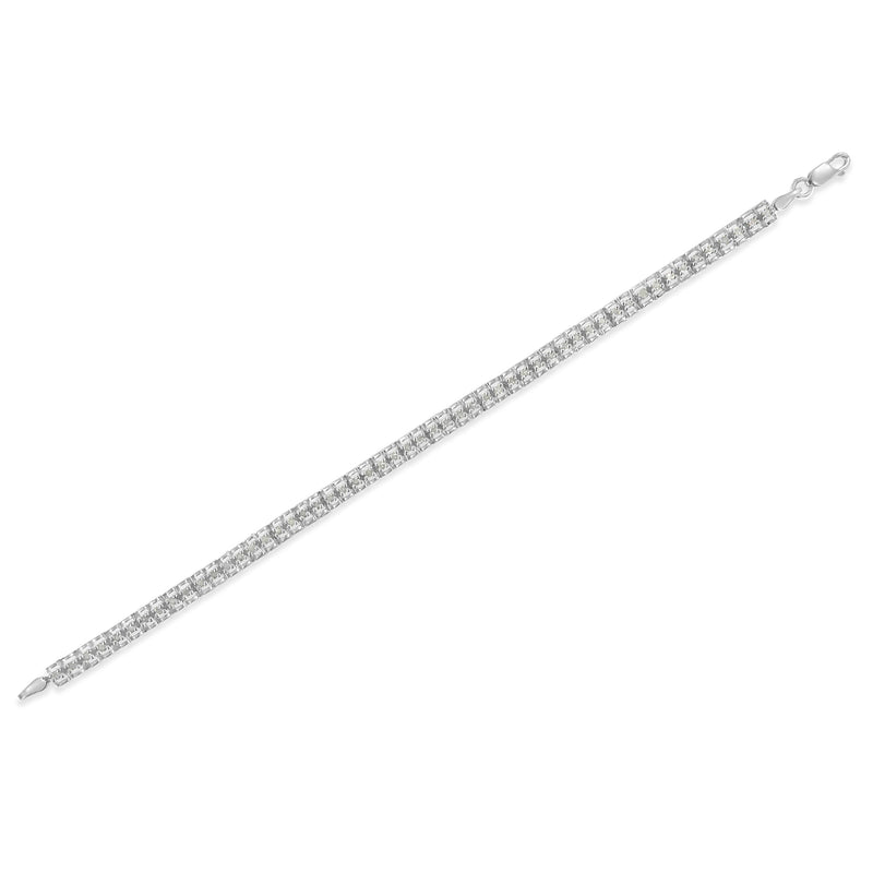 Bids.com .925 Sterling Silver 1.0 Cttw Rose Cut Diamond Double-Link 7" Tennis Bracelet (I-J Color, I3 Clarity) Bracelets White Smoke Rose.Sterling Silver / 7 / 1,Yellow.Sterling Silver / 7 / 1,White.Sterling Silver / 7 / 0.5,Yellow.Sterling Silver / 7 / 0.5,Rose.Sterling Silver / 7 / 0.5,White.Sterling Silver / 7 / 2,Yellow.Sterling Silver / 7 / 2,Rose.Sterling Silver / 7 / 2