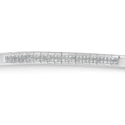Bids.com 14K White Gold Princess Cut Diamond Bracelet (1.00 cttw, H-I Color, SI1-SI2 Clarity) Bracelets Gray White.Gold / 7